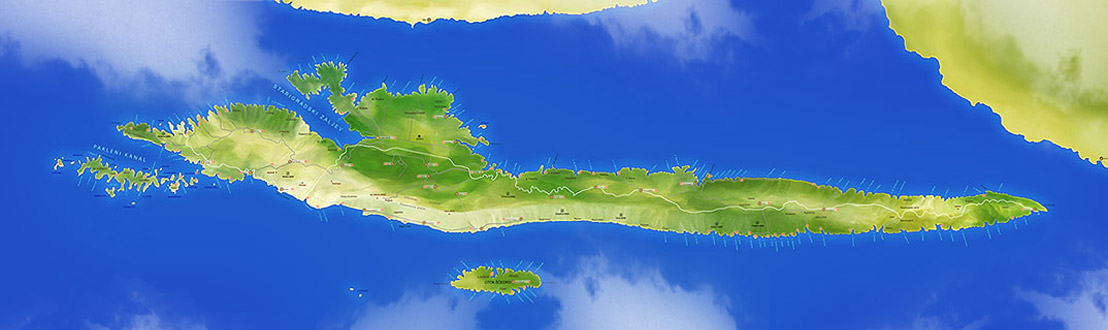 Mappa di Isola di Hvar